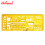 Jinsihou Furniture Template 1:100 1:200 Yellow 4372 - Drawing & Technical Supplies