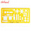Jinsihou Furniture Template 1:50 Yellow 4370 - Drawing & Technical Supplies