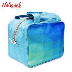 Lunch Bag Blue Green Geometric - School Bags for Kids - Food Containers