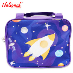 Lunch Bag Dark Space and Rocket - School Bags for Kids -...