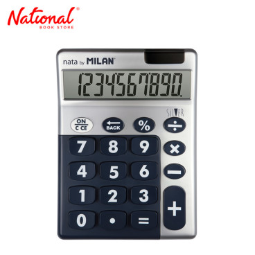 Milan Desktop Calculators 150610SLK Silver 10 Digits - Office Equipment