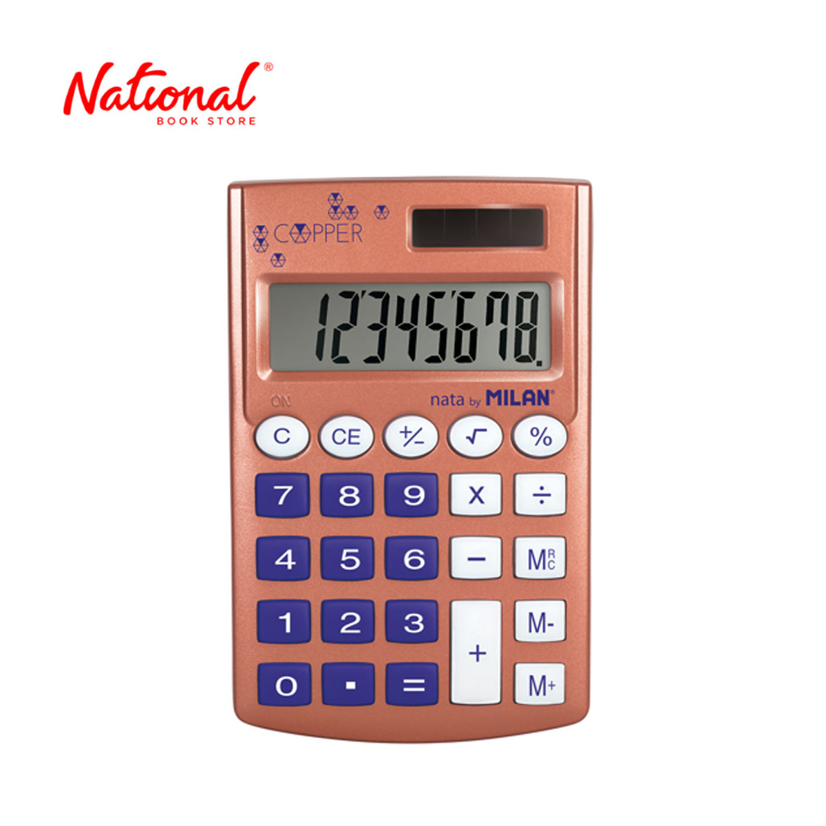 Milan Handheld Calculator 151008CPB Copper 8 Digits - Office Equipment