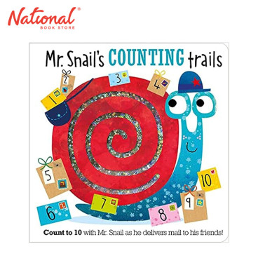 Mr. Snail's Counting Trails By Rosie Greening Board Book for Kids
