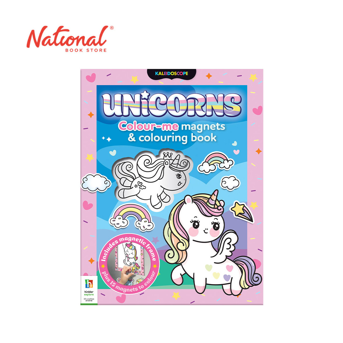 Unicorns Colour-Me Magnets and Colouring Book - Trade Paperback - Activity Books for Kids