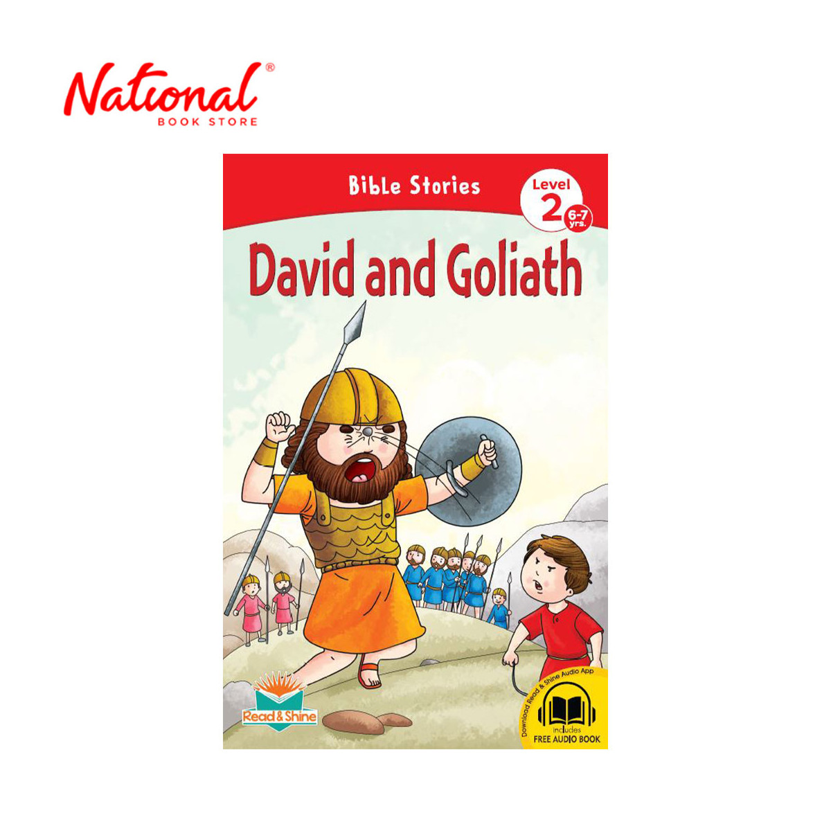 David And Goliath Level 2 - Trade Paperback - Bible Stories for Kids