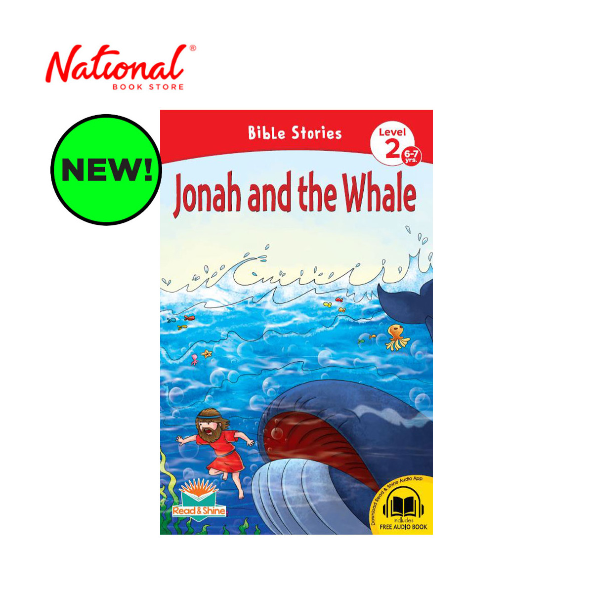 Jonah And The Whale Level 2 - Trade Paperback - Bible Stories for Kids