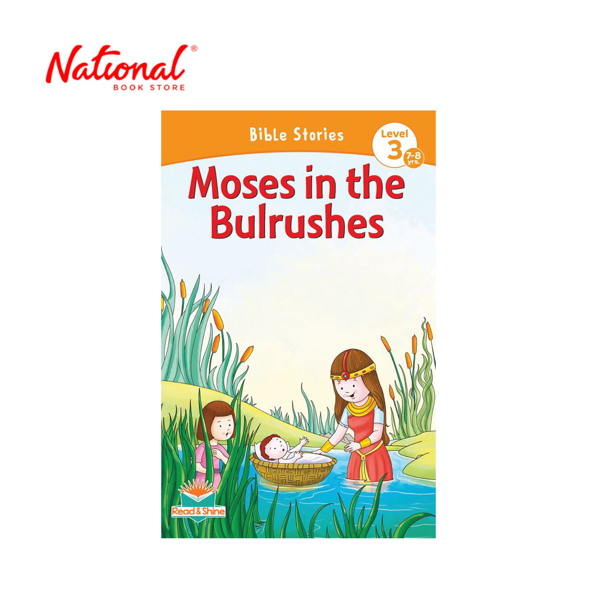 Moses In The Bulrushes Level 3 - Trade Paperback - Bible Stories for Kids