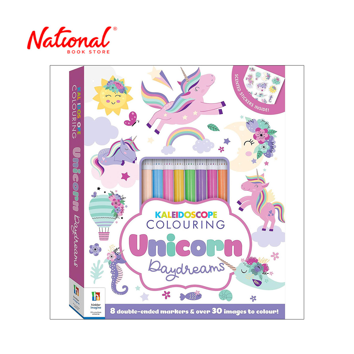Kaleidoscope Colouring Kit: Unicorn Daydreams - Trade Paperback - Activity Books for Kids