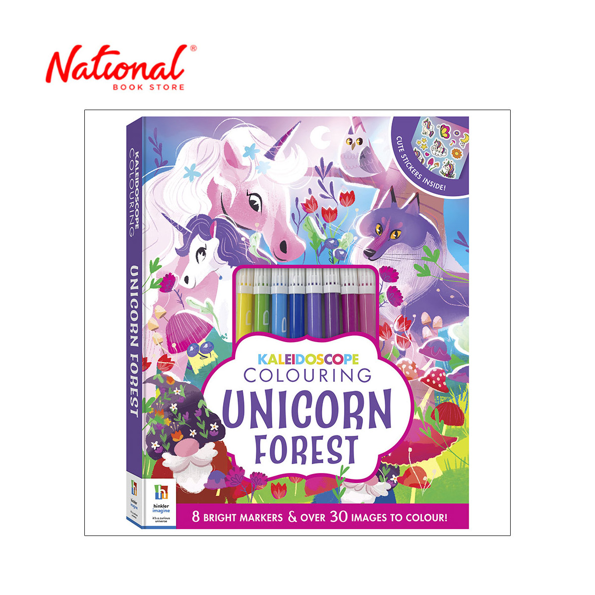 Kaleidoscope Colouring Kit: Unicorn Forest - Trade Paperback - Activity Books for Kids