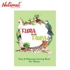 Flora And Fauna Coloring Book For Adults - Trade...