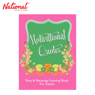 Motivational Quotes Coloring Book for Adults - Trade Paperback - Art Books
