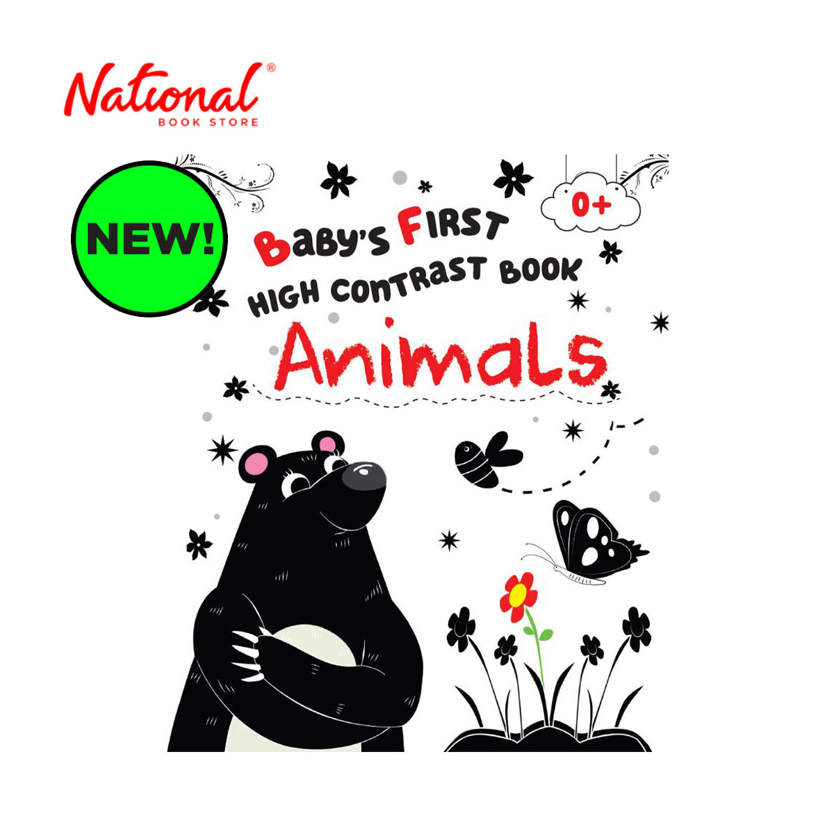 Baby's First High Contrast Book - Board Book - Storybooks for Kids - Preschool
