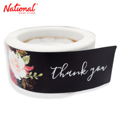 Decorative Sticker Roll Thank You 125 Pieces -...