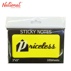 Priceless Sticky Notes Assorted Colors - School & Office...