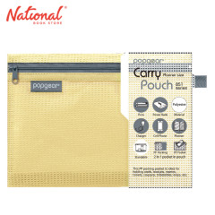 Mesh Envelope 85113 A5 Yellow Single Zipper Pop Gear - School & Office Supplies