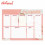 Weekly Planner Undated 8x6 inches - Home & Office Supplies