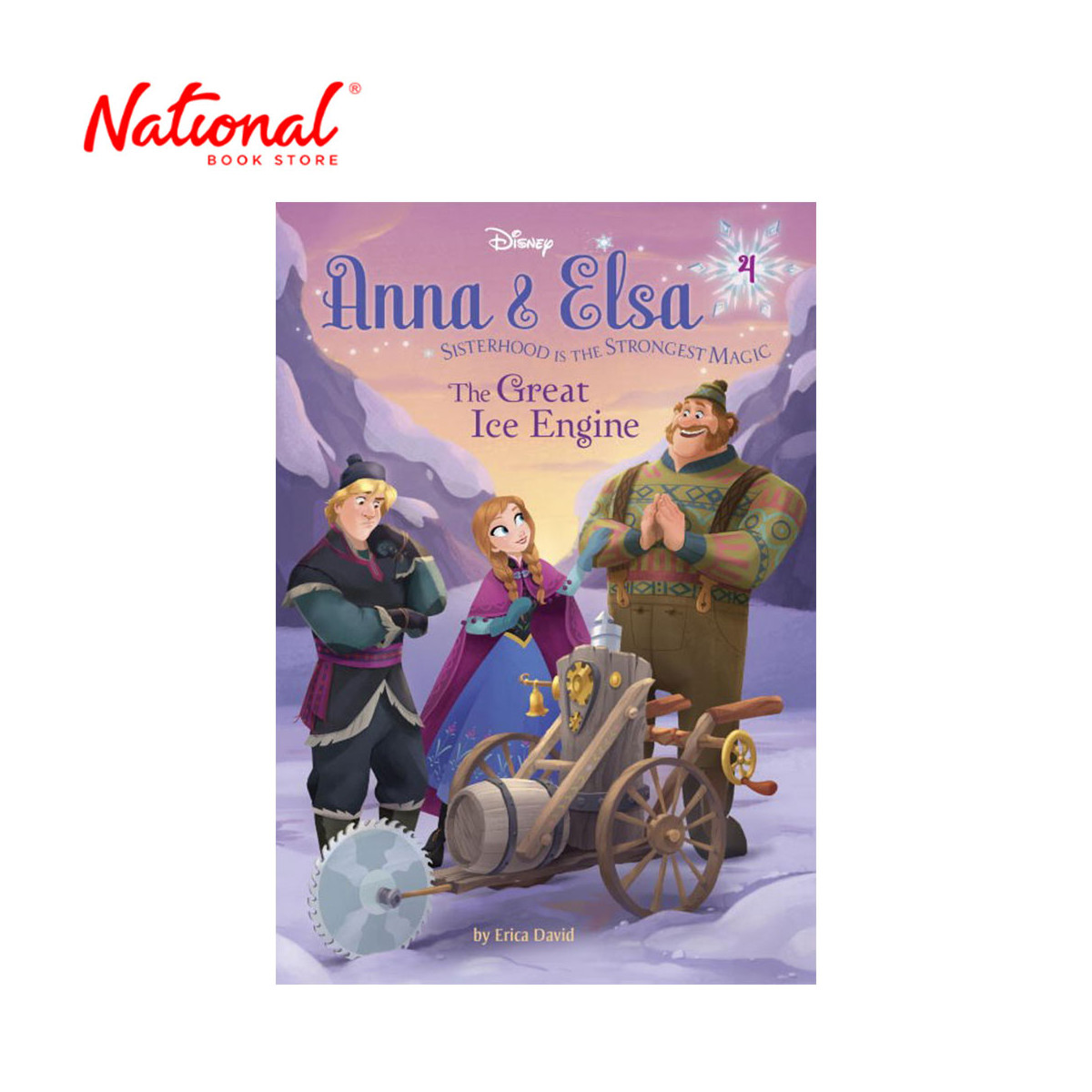Disney Frozen Anna And Elsa 4: The Great Ice Engine By Erica David - Books for Kids