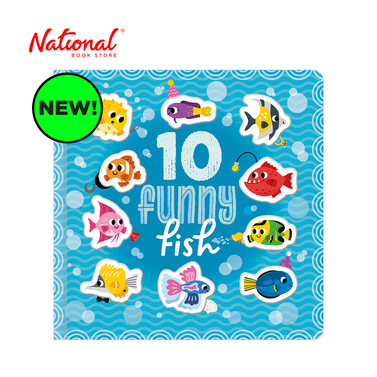 10 Funny Fish By Cara Jenkins - Board Book - Books for Kids