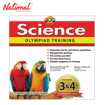 Science Olympiad Training Primary 3 & 4 - Intermediate Level by Bernard Ricardo - Trade Paperback