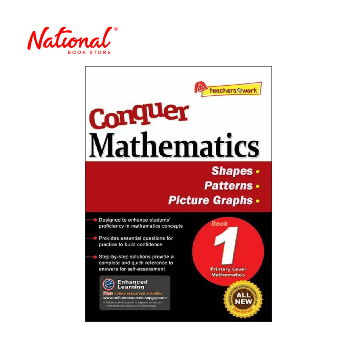 Conquer Mathematics Book 1: Shapes, Patterns, Graphs Book 1 - Trade Paperback - High School Books