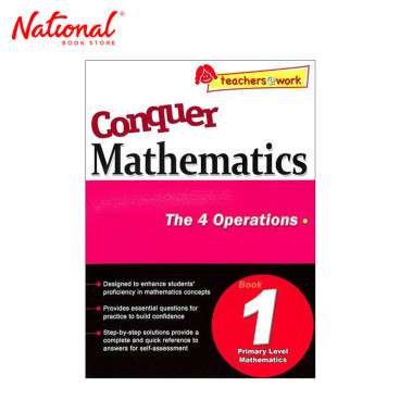 Conquer Mathematics Book 1: The 4 Operations - Trade Paperback - High School Books
