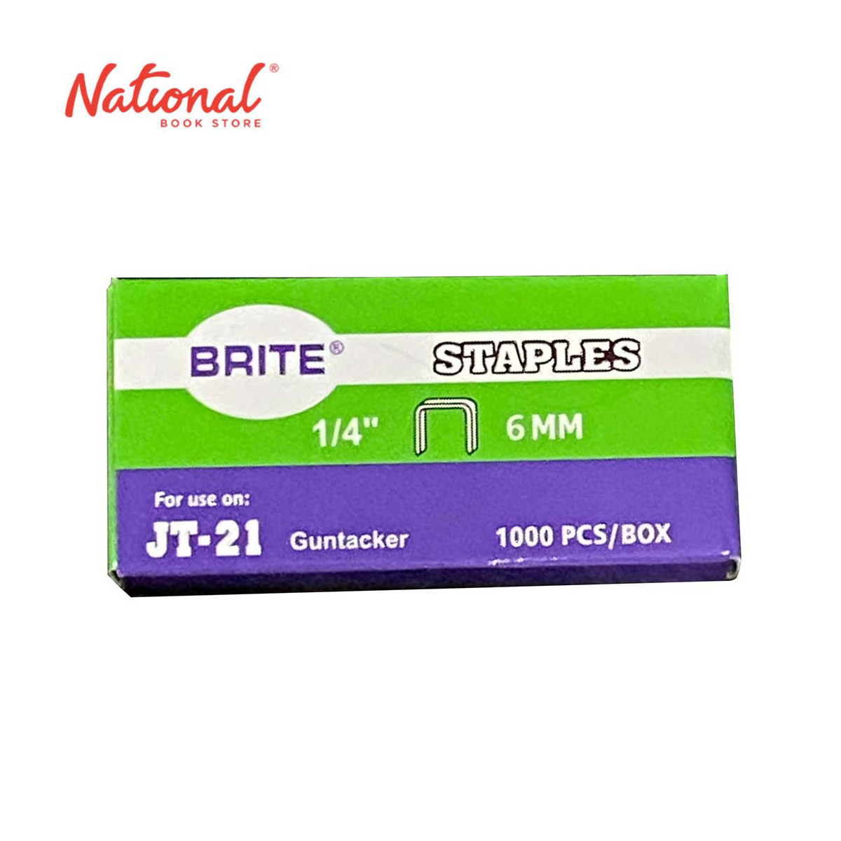 Brite Tacker Wire 1/4 1000's 6mm JT21 - School & Office Supplies