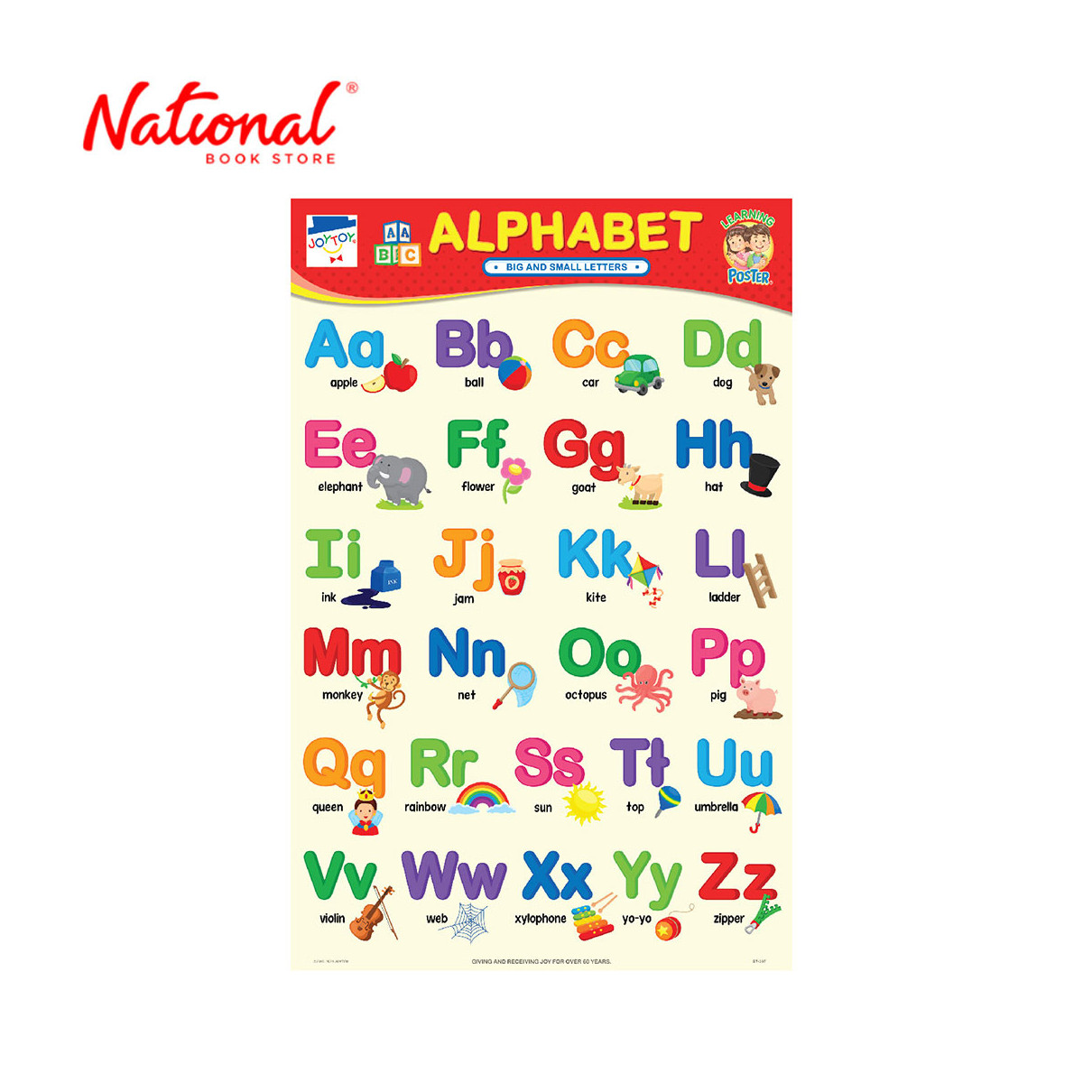 Alphabet: Big and Small Letters Poster (ET-337) by JC Lucas Creative Prods. Inc. - Academic - Poster