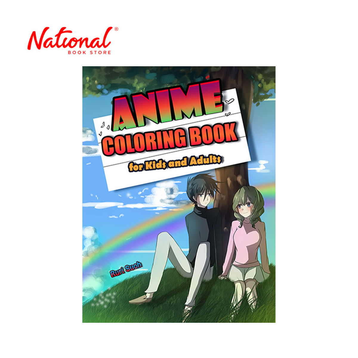 Anime Coloring Book for Kids and Adults by Ruri Suoh - Trade Paperback - Lifestyle - Art