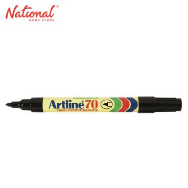 Artline EK70 Permanent Marker 1.5mm, Black Bullet - Writing Supplies - School & Office Supplies