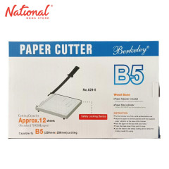 Berkeley Paper Trimmer Metal B5 10x10 inches - School & Office Essentials
