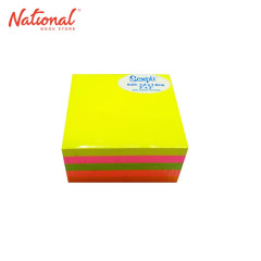 SCRIPTI STICKY NOTE NO. 30346 3X3IN PASTEL 100S 4COLORS