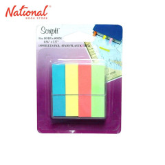 SCRIPTI TAPE FLAG NO. 07073 14X60MM NEON 100S 4/PACK BLISTER TRAY
