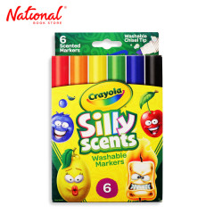 Crayola Silly Scents Washable Marker Set Of 6 588197...