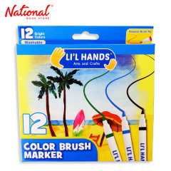 Li'l Hands Brush Pens 12 Colors Washable Marker - Arts &...