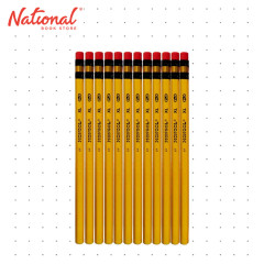 Mongol Pencil with Eraser No.2 xL 12 Pieces - Writing Supplies - Back to School Supplies