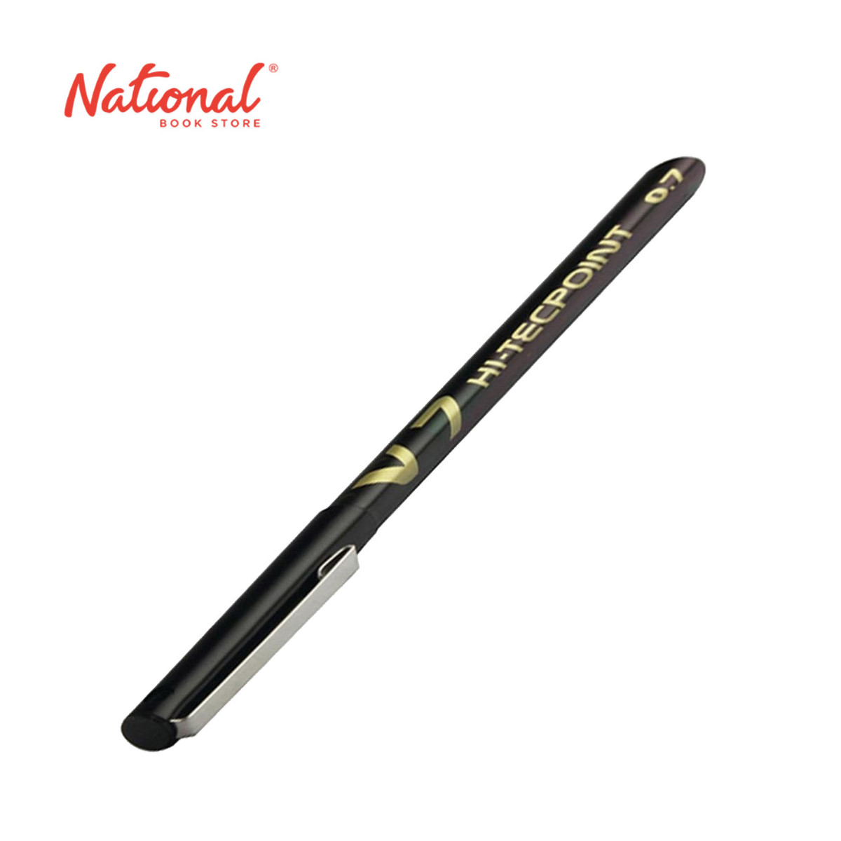 Pilot Hi Tech Point Rollerball Pen 0.7mm Black BxV7 - Writing Supplies - School & Office Supplies