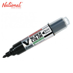Pilot V Super Color Permanent Marker Liquid Black Bullet SCAVScm - Writing Supplies - Office Supplies