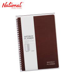 Premiere Undated Planner 14.5x 21 cm 80 Leaves 80gsm Milky Choco - Paper Supplies - Gift Items