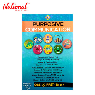 Purposive Communication by Geraldine S. Wakat, et al. - Trade Paperback - College English