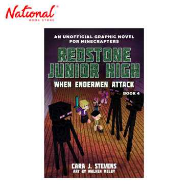 Redstone Junior High When Endermen Attack Book 4 by Cara J. Stevens - Trade Paperback - Children's