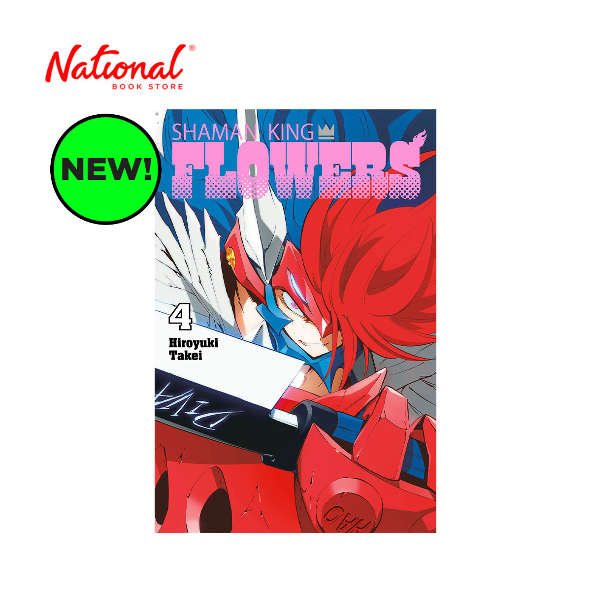 Shaman King: Flowers 4 by Hiroyuki Takei - Trade Paperback - Teens Fiction - Manga