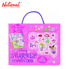Silvery Sparkly Activity Case With Bubble Stickers by...
