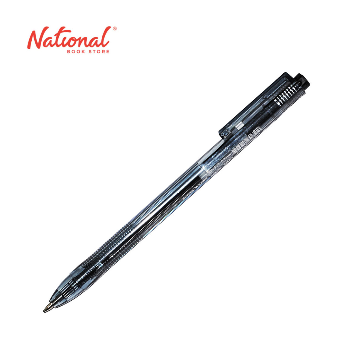Superbwriter Ballpoint Pen Retractable Black 0.7mm BP-727 - Writing Supplies - School & Office Supplies