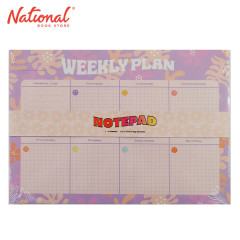 Undated Week to View Planner Notepad 210x297mm 60 Sheets...
