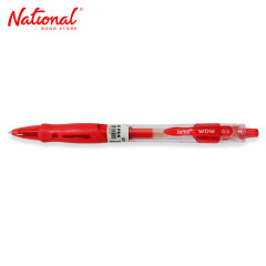 Leto Gel Pen Retractable Red 0.5mm GP-2511 - School &...