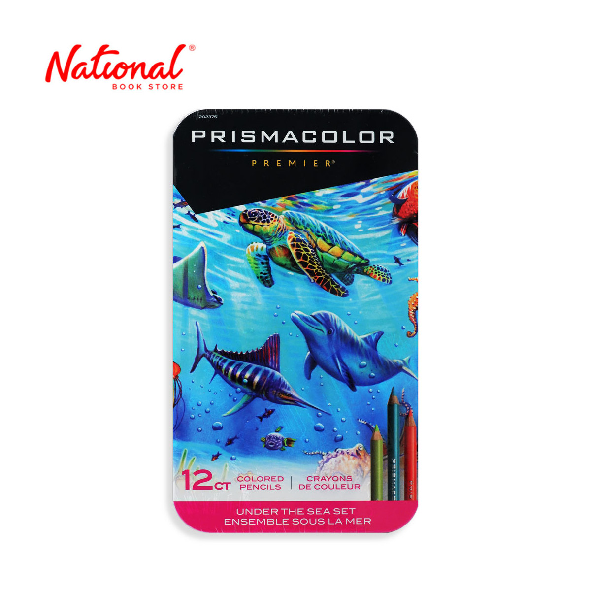 Prismacolor Colored Pencil 4023489 12 Colors - Under The Sea Tin - Arts & Crafts Supplies