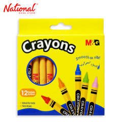 M&G Classic Wax Crayons AGMx4225 12 Colors - Arts &...