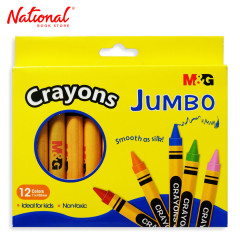 M&G Jumbo Wax Crayons AGMx4224 12 Colors - Arts & Crafts...