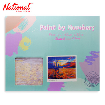 Skylar Paint By Numbers FR018 Framed 40x50cm Sailing Ship - Arts & Crafts