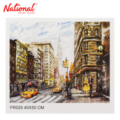 Skylar Paint By Numbers FR025 Framed 40x50cm New York - Arts & Crafts